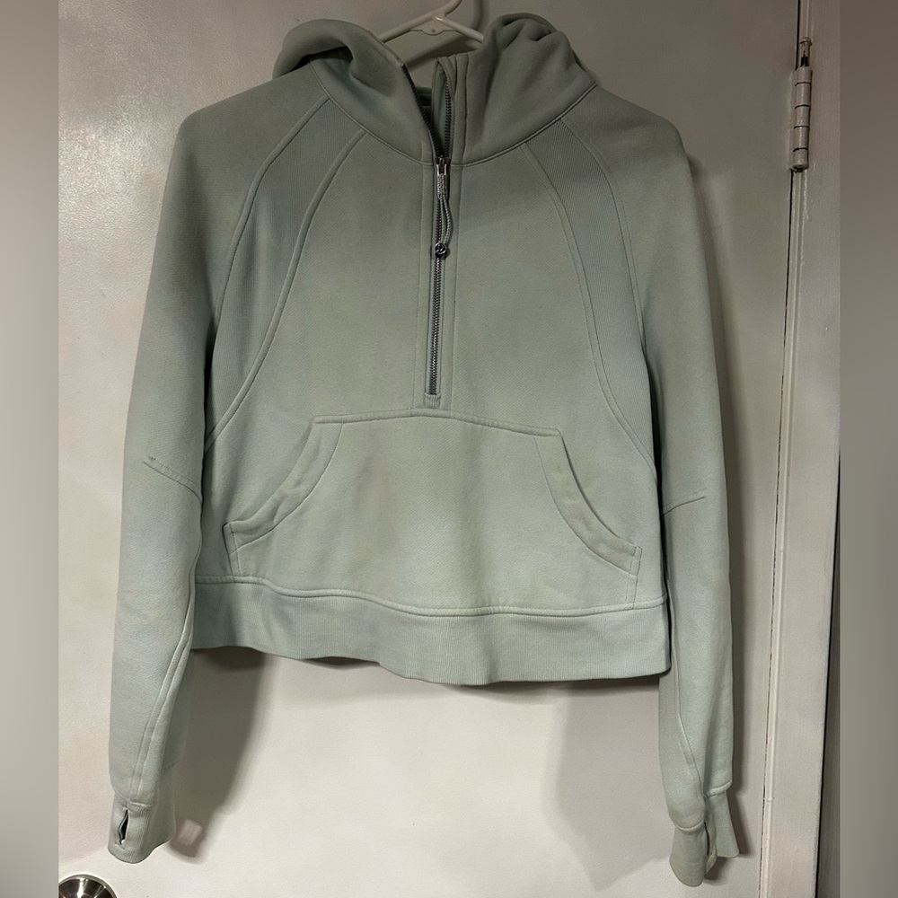Lululemon Scuba Quarter Zip - Delicate Mint